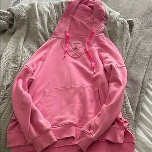 Aerie Bright Pink Hoodie Sweatshirt